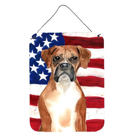 Carolines Treasures Patriotic USA Boxer Wall or Door Hanging Prints CK1736DS1216